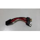 TRX plug battery harness for 2 packs in Parallel